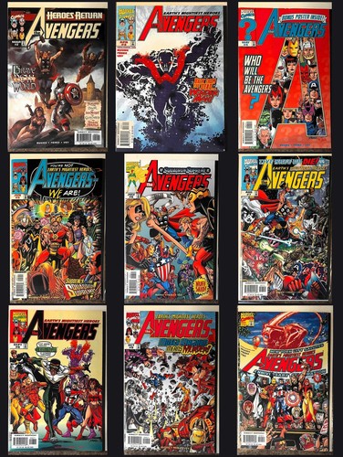 The avengers 10 fumetti - avengers, #2-10