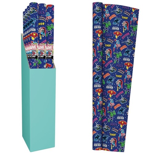 Rotoli carta regalo marvel - 2,